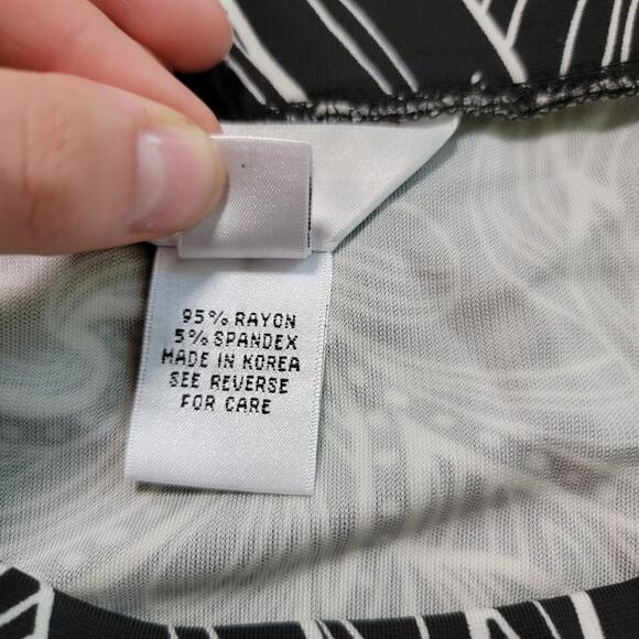 Talbots Plus Size 2XP Petite Midi Skirt Stretch Slinky Beach Vacation Cover Up - Picture 5 of 7